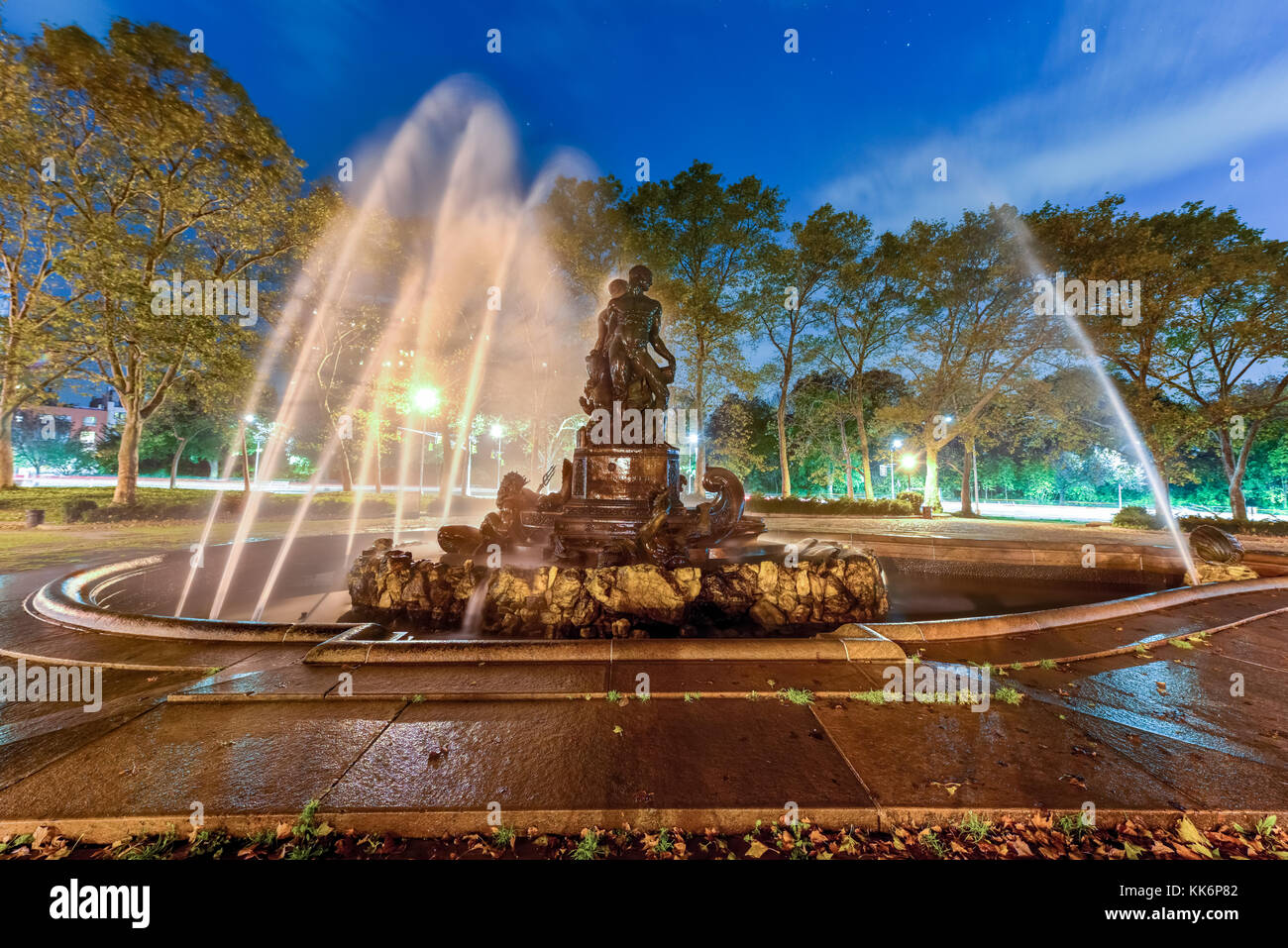 Bailey Fountain is a 19th century outdoor sculpture in New York City