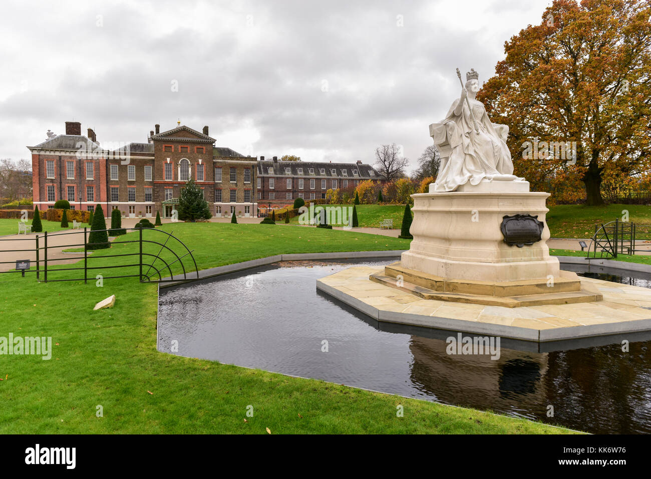Queen Victoria Statue around Kensington Palace in Hyde Park, London