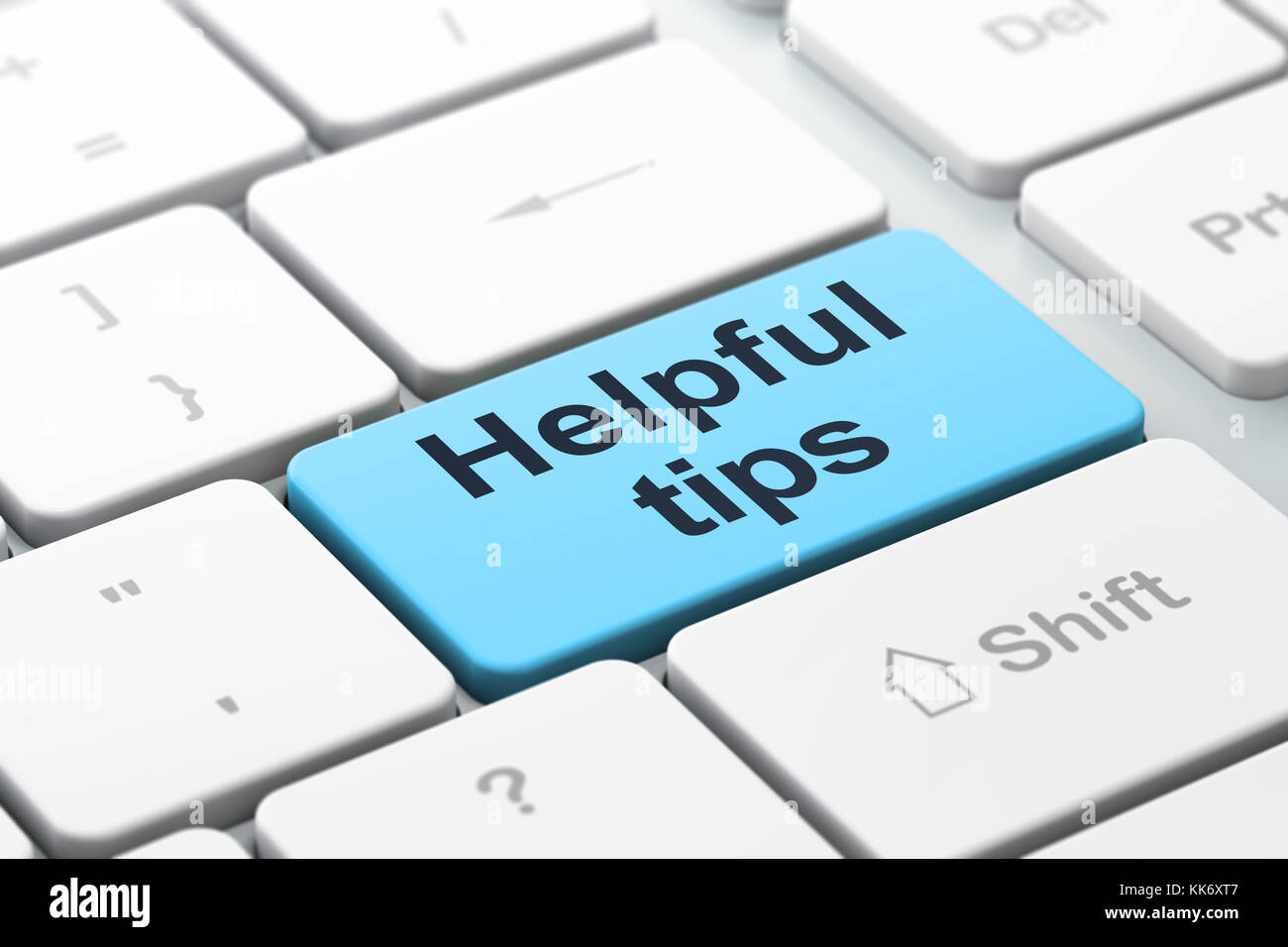 Key Tips On Computer Studying concept: Helpful Tips on computer keyboard background Stock ...