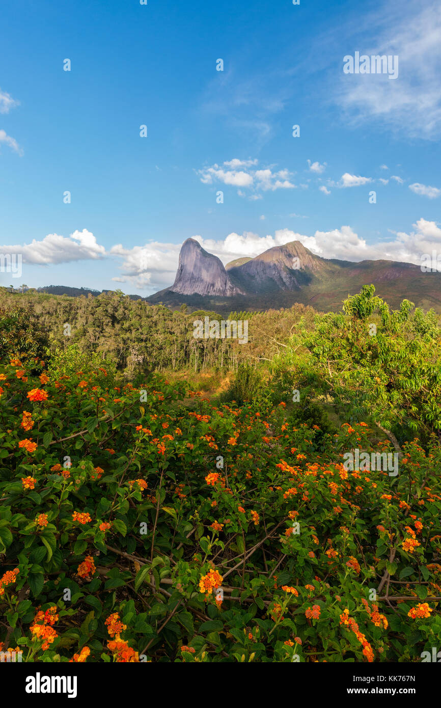 Spring in Pedra Azul Stock Photo