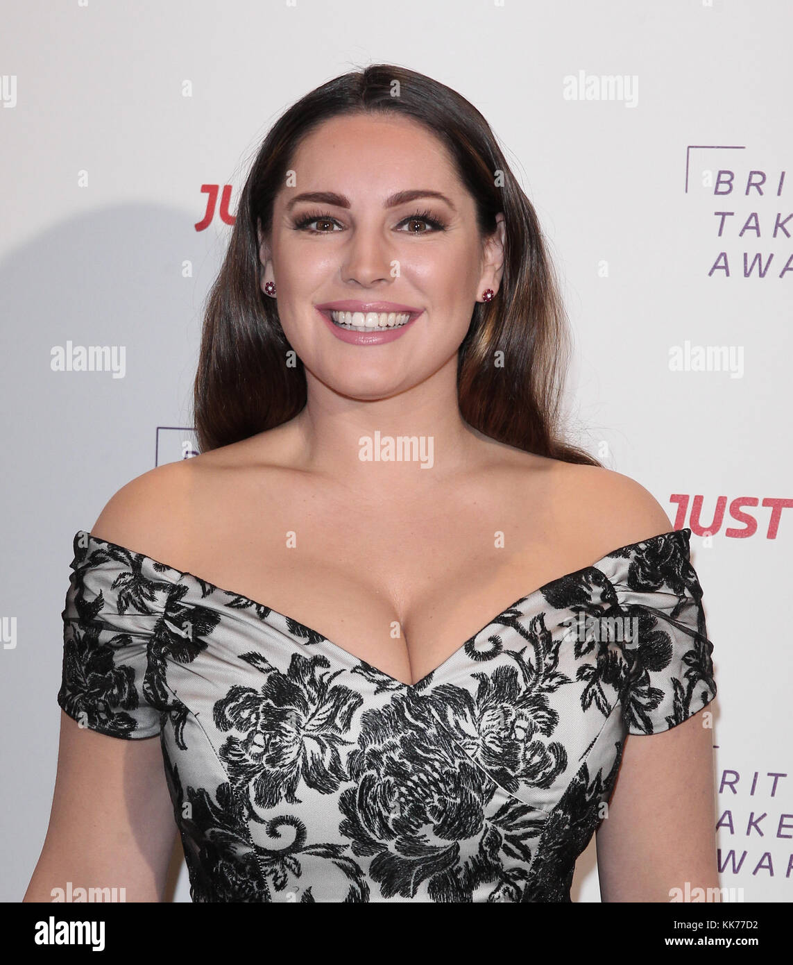 London, UK. 27th November, 2017. Kelly Brook attends the British Takeaways Awards in the Savoy Hotel in London Stock Photo