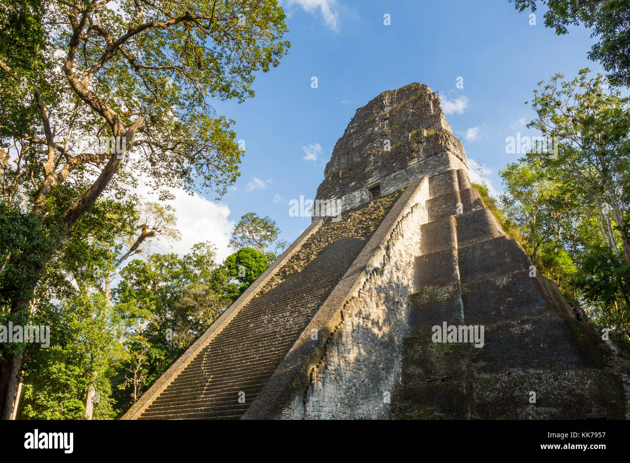 Temple V | Tikal | Guatemala Stock Photo