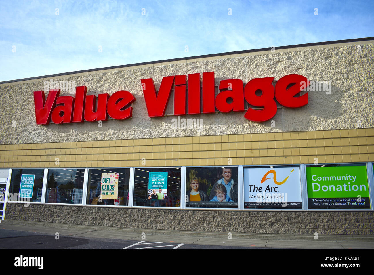 Value Village thrift store in Bellingham, Washington Stock Photo Alamy