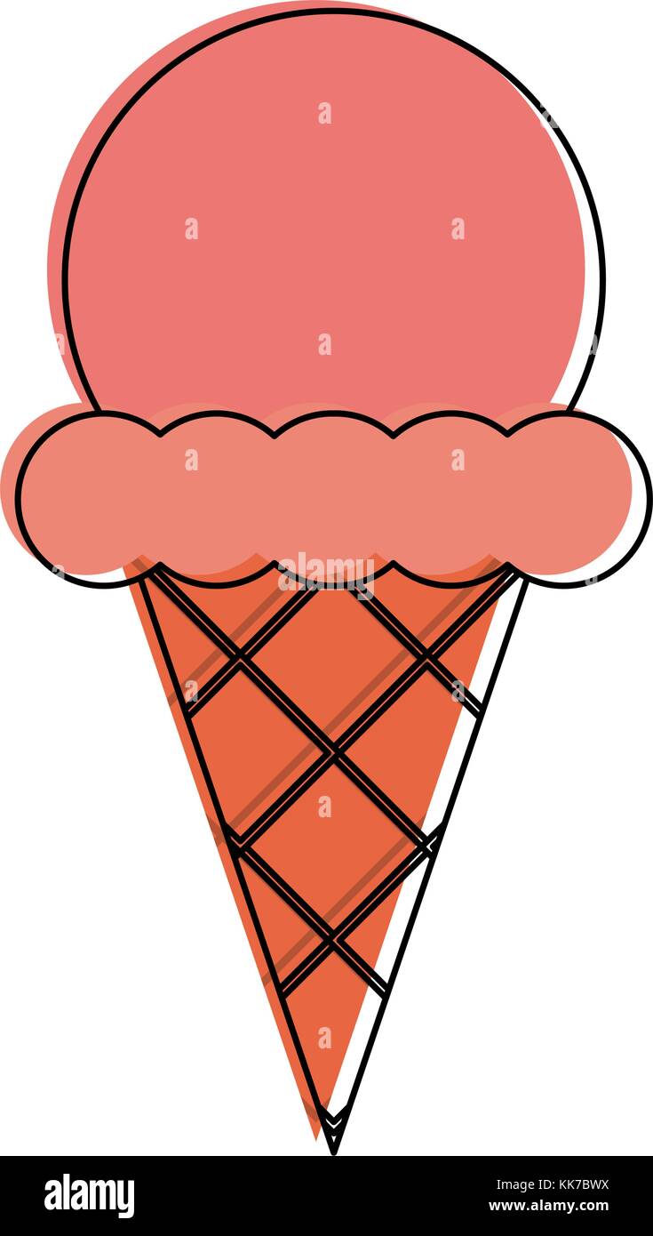 Ice cream cone Stock Vector Image & Art - Alamy
