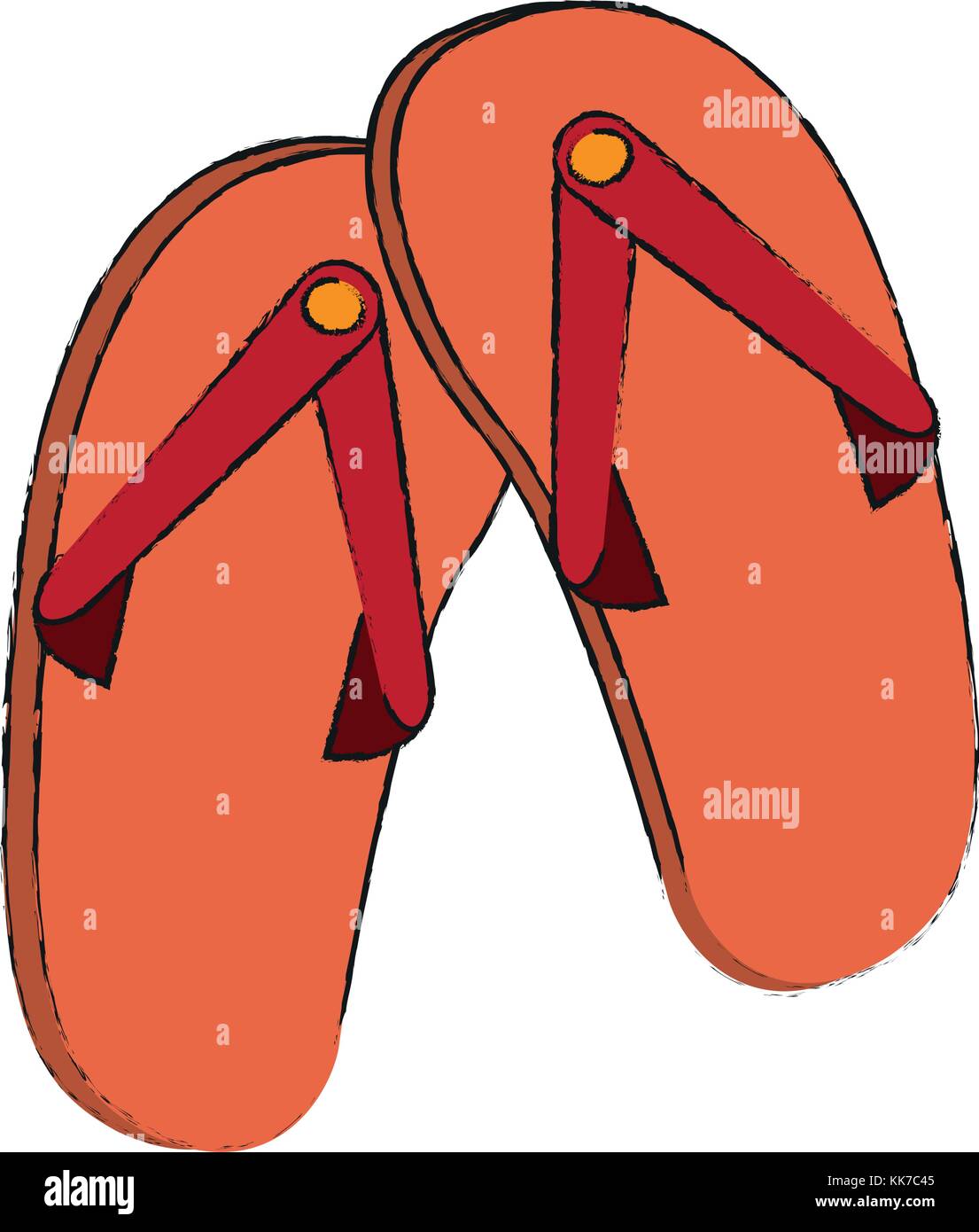 Flip flops sandals Stock Vector Image & Art - Alamy