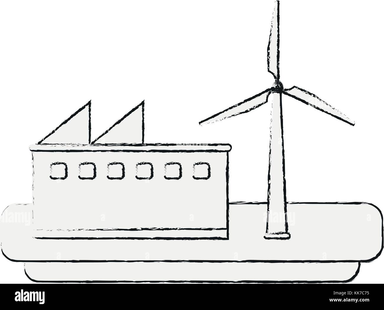 Wind turbines green energy Stock Vector Image & Art - Alamy