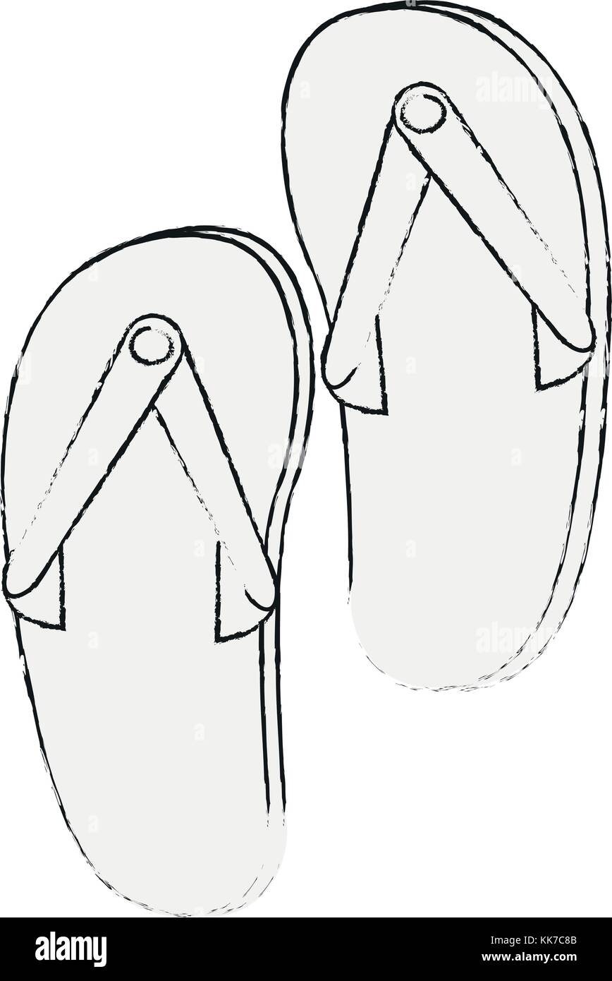 Flip flops sandals Stock Vector Image & Art - Alamy