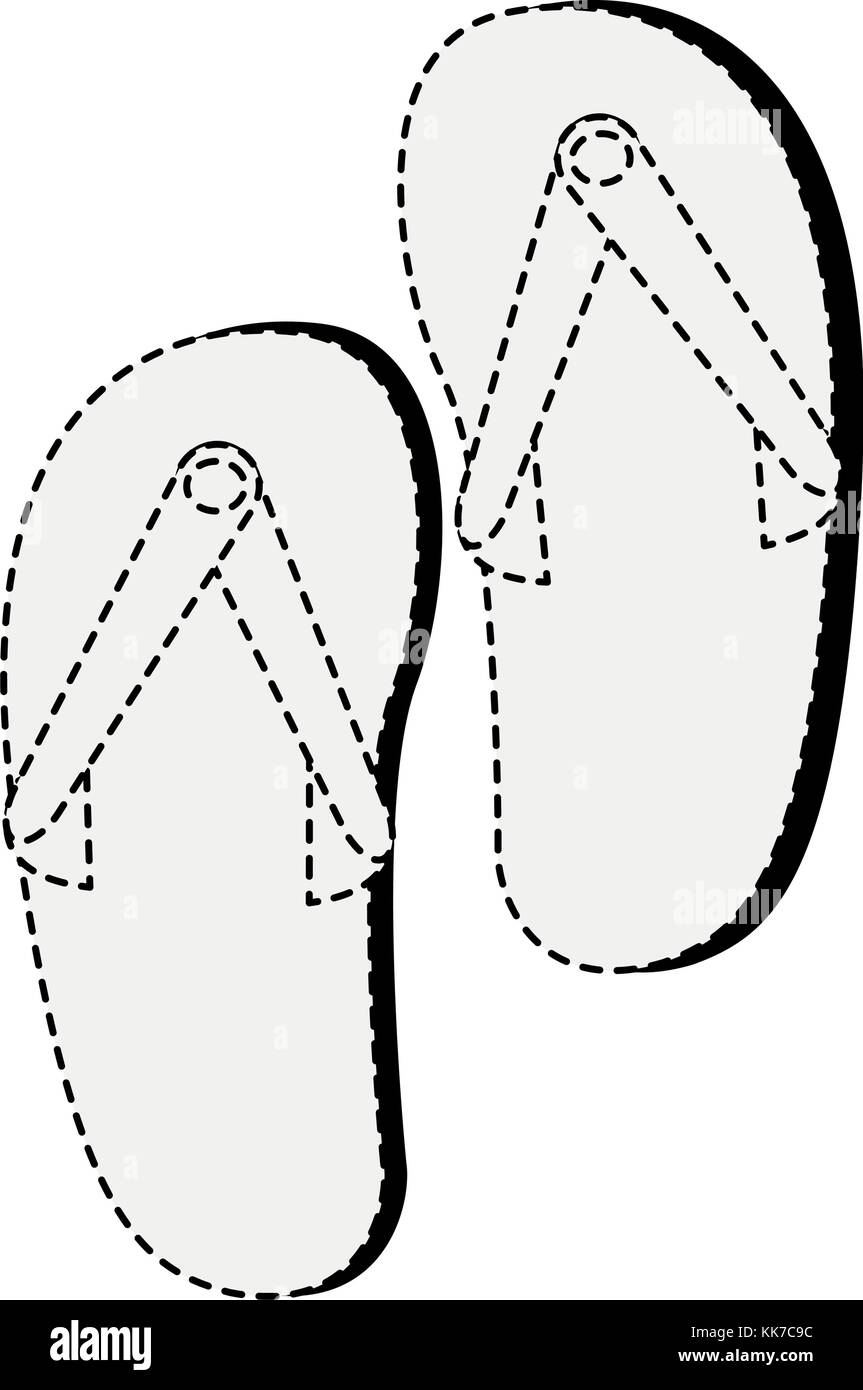 Flip flops sandals Stock Vector Image & Art - Alamy