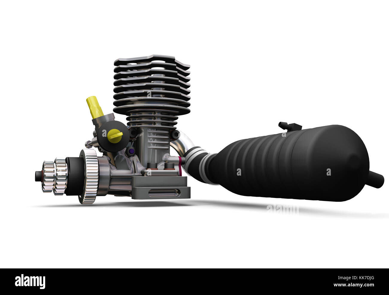 3D render of a car engine Stock Photo - Alamy