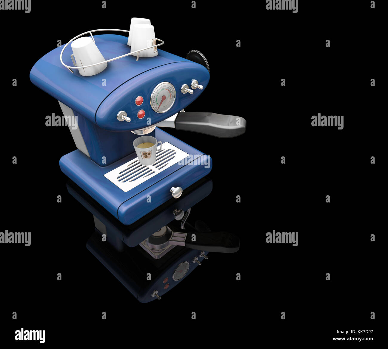 3D render of a coffee machine Stock Photo - Alamy
