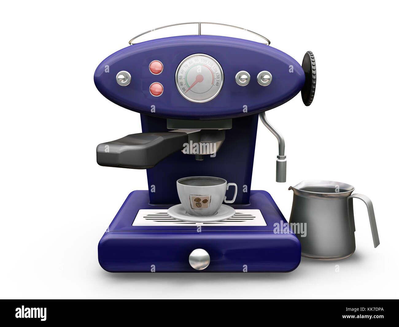 3D render of a coffee machine Stock Photo - Alamy