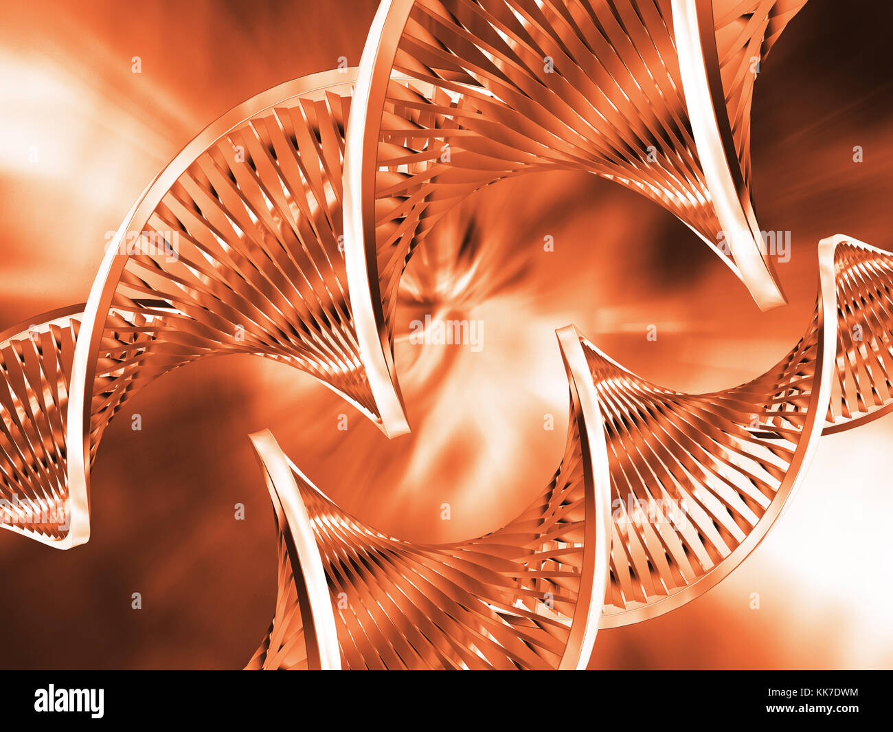 Abstract background with DNA strands Stock Photo - Alamy