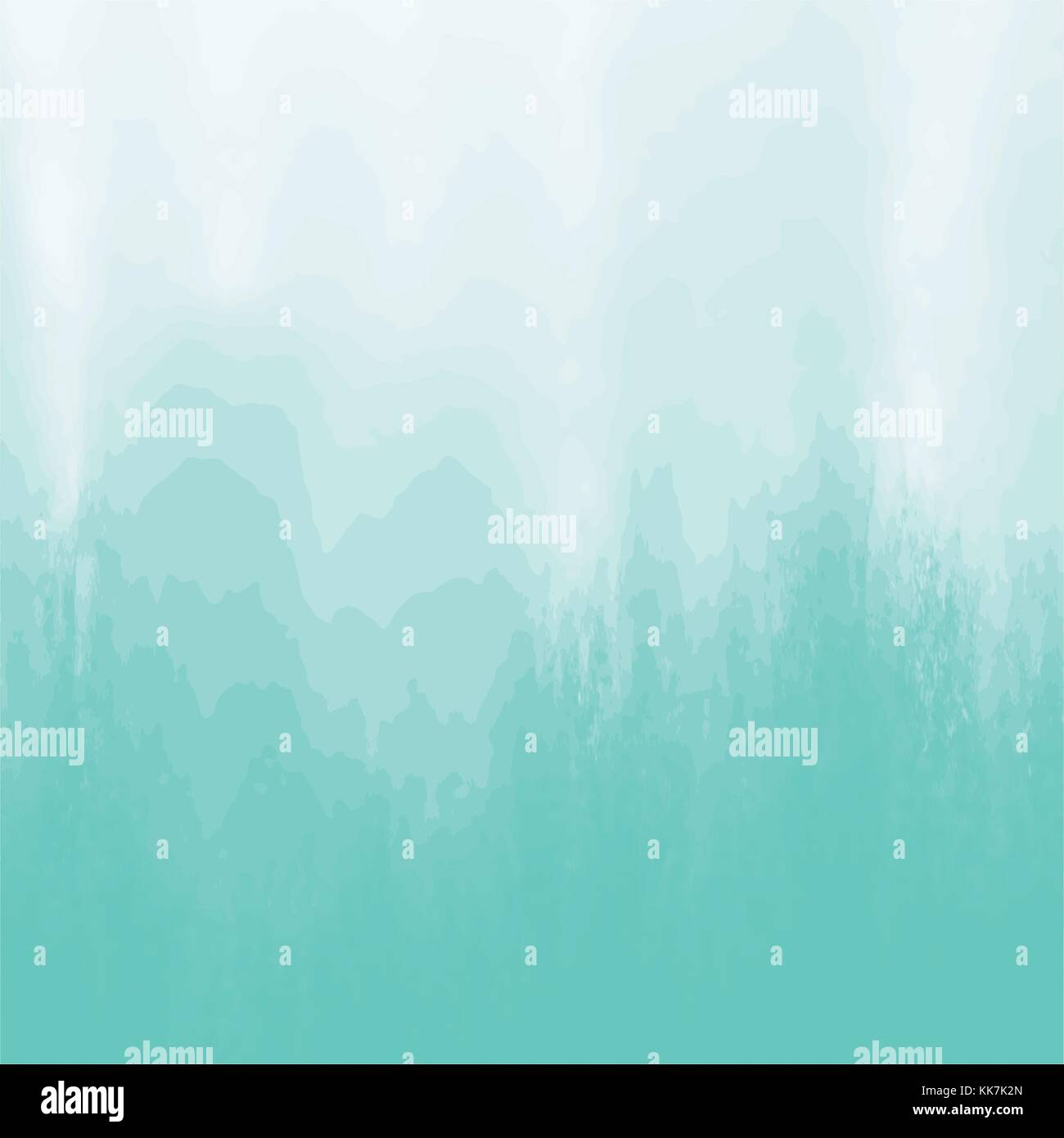 emerald green abstract watercolor pattern with fringed borders and