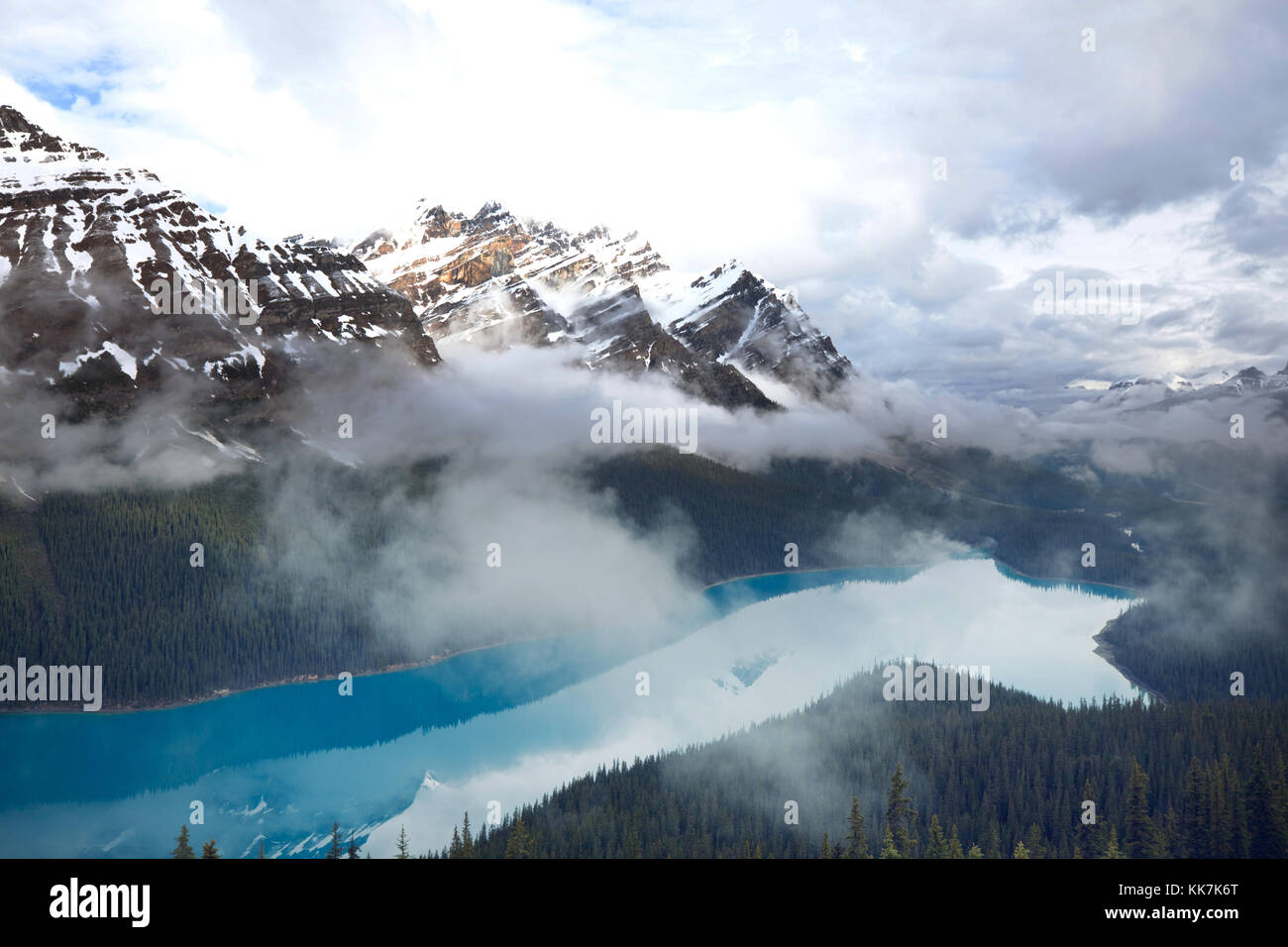 Peyto Lake in Banff National Park, Canada Stock Photo - Alamy