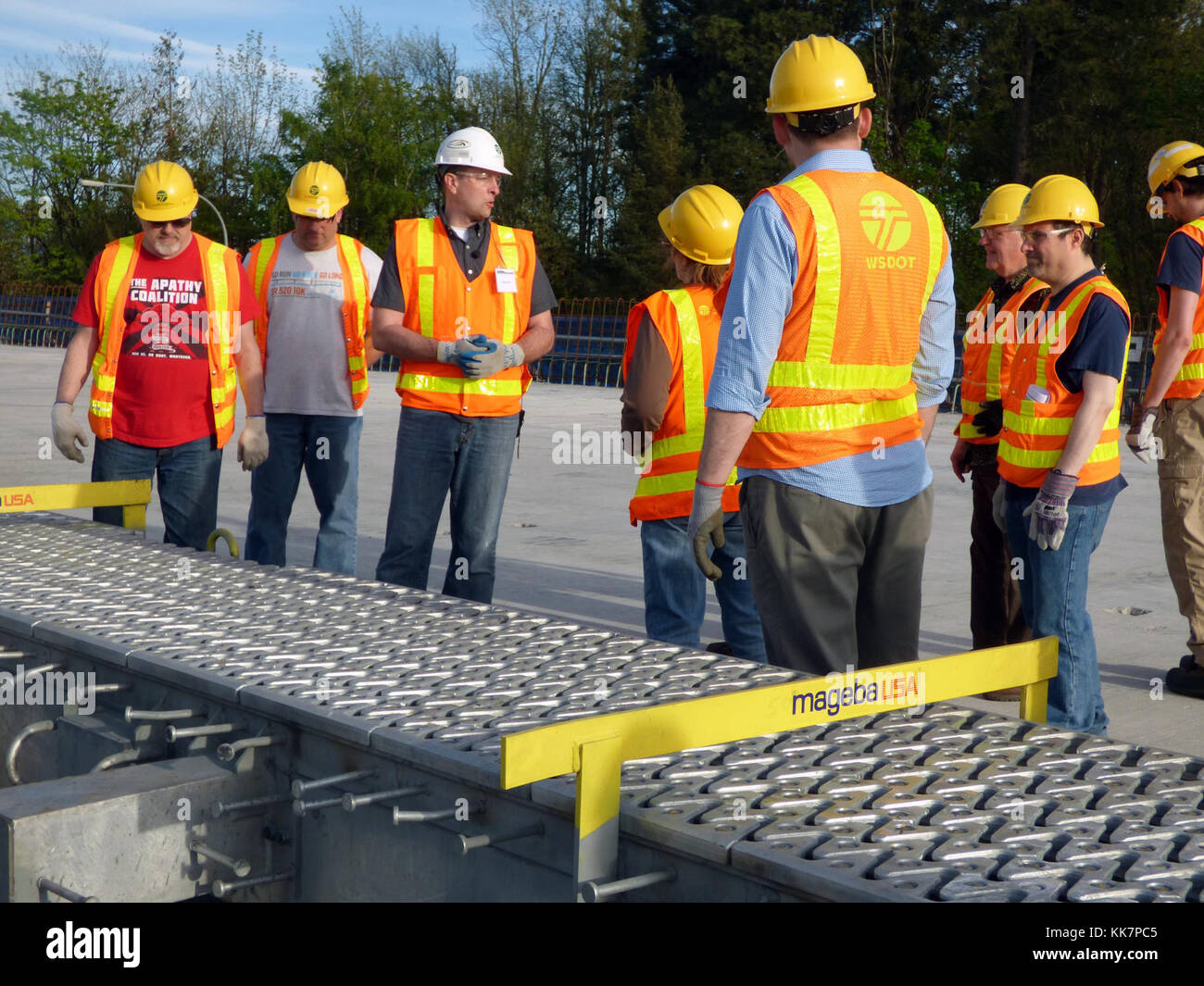 Wabn WABN tour guide and project engineer explains the mechanics of the new ...