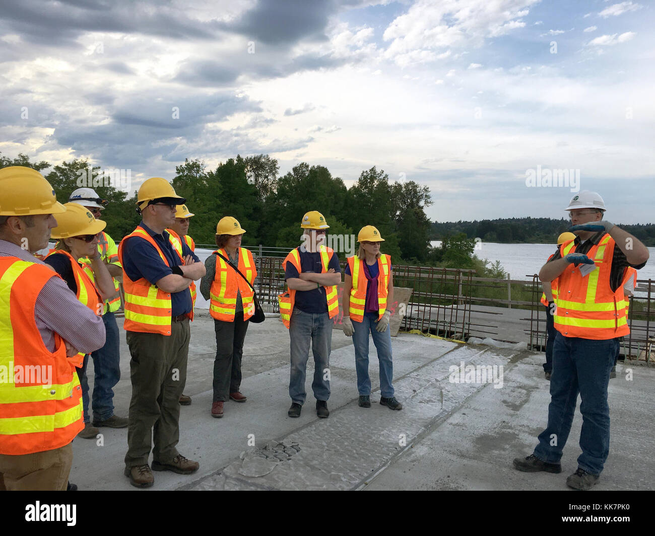 Wabn One of our WABN tour guides explains to tour participants how the new ...