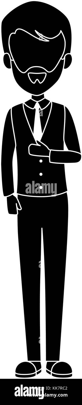 elegant businessman avatar character Stock Vector Image & Art - Alamy