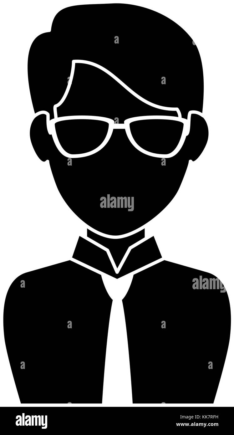 elegant businessman avatar character Stock Vector Image & Art - Alamy
