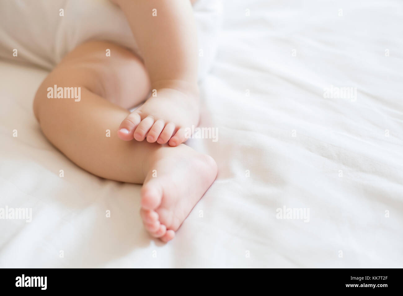 Close up of baby's feet Stock Photo
