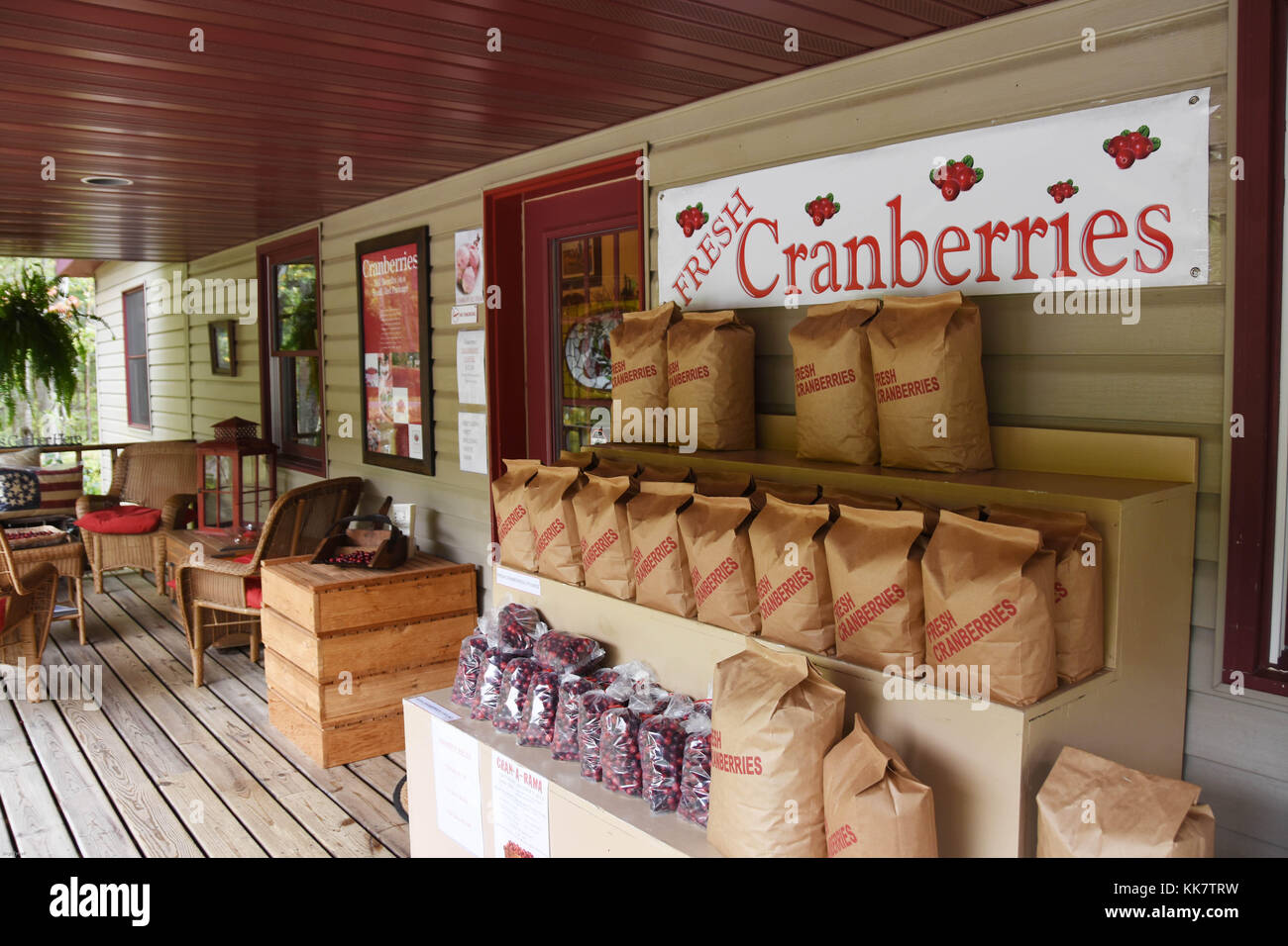 Vilas Cranberry farm in Manitowish Waters, Wisconsin Stock Photo Alamy