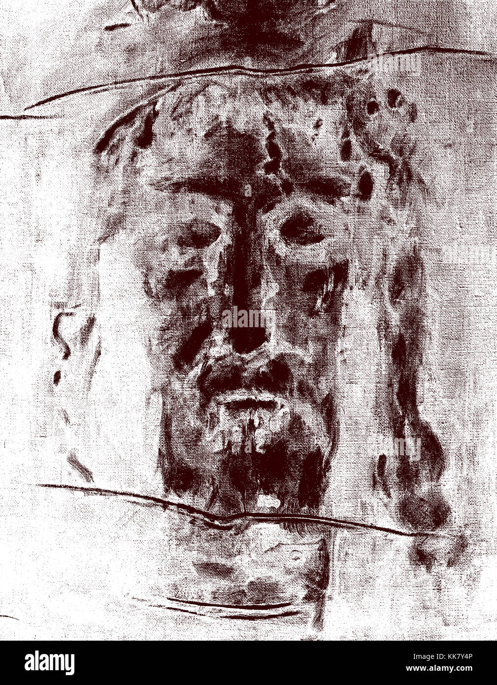 Of face shroud jesus THE SHROUD
