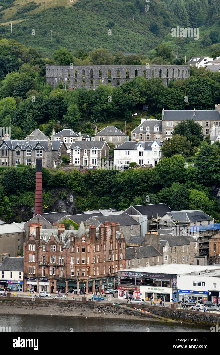 McCaig's Tower Oban from Pulpit Hill Stock Photo Alamy