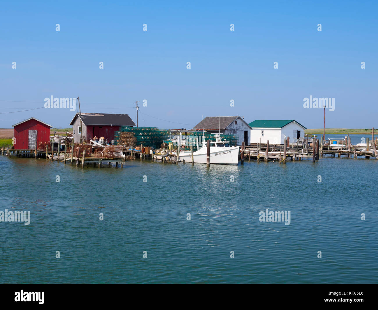 Tangier Island, Chesapeake Bay, Virginia Stock Photo