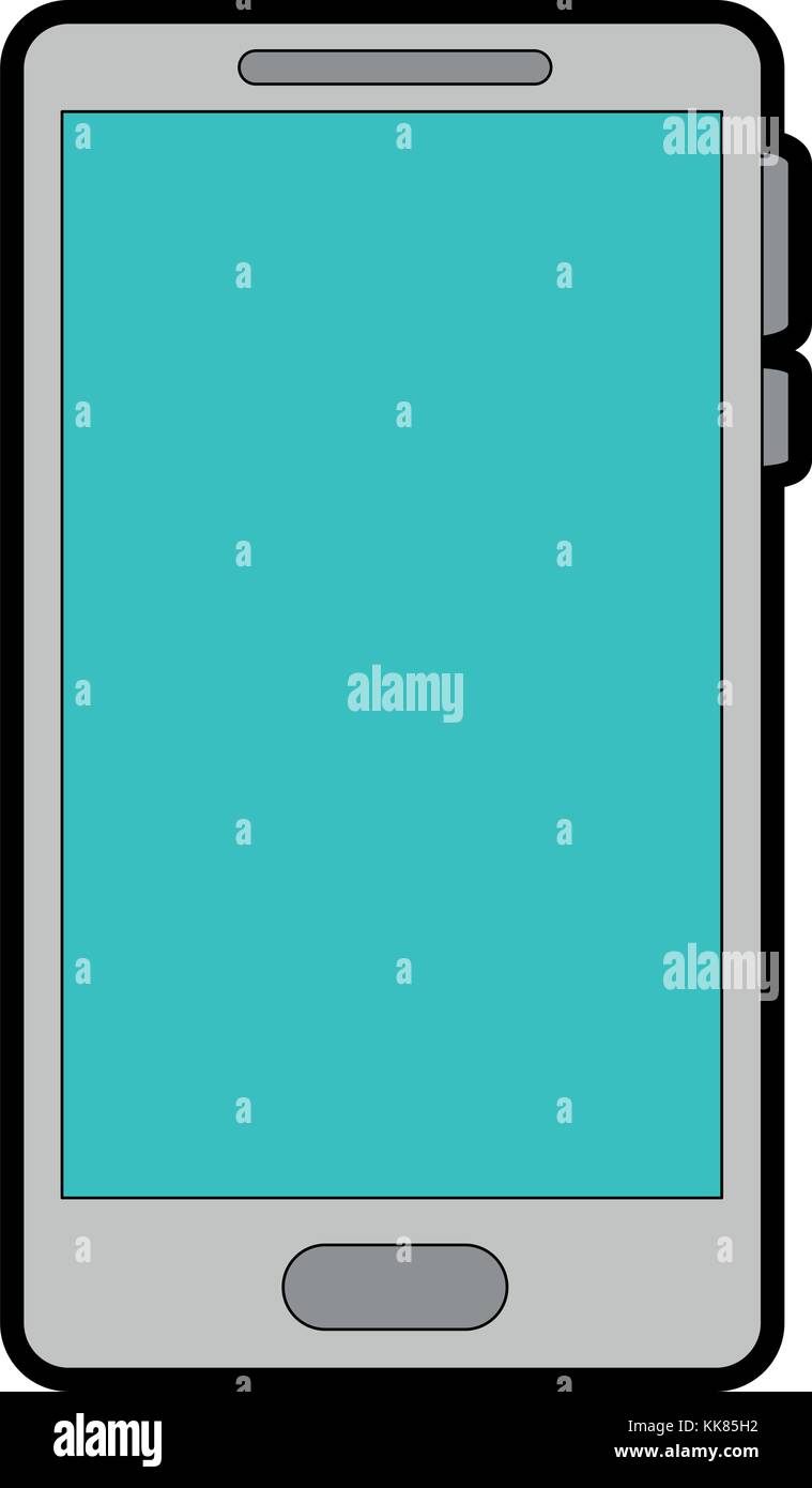 smartphone device isolated icon Stock Vector Image & Art - Alamy