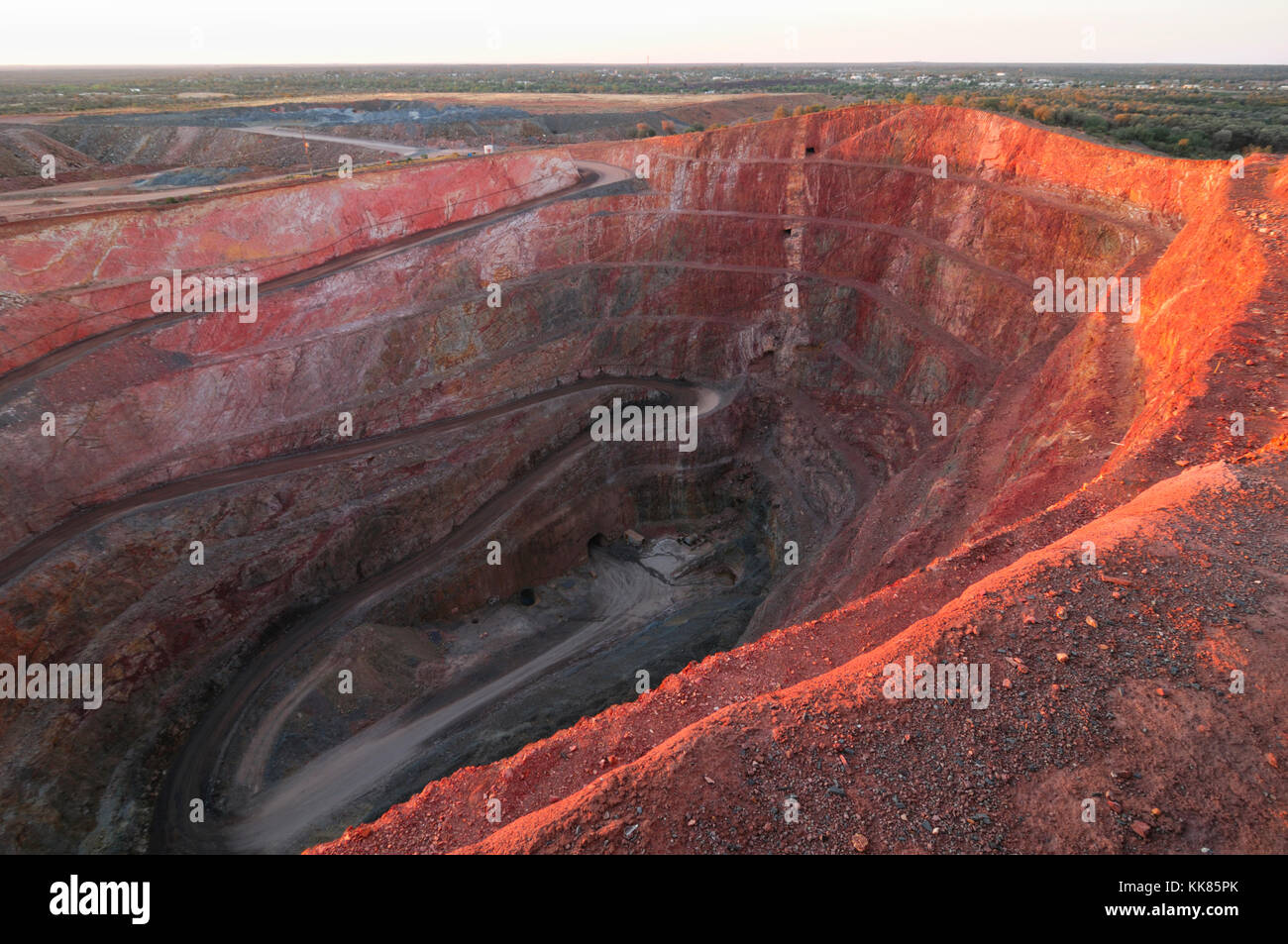 The New Cobar Gold Mine is Located off the Kidman Way in Cobar, New South Wales (NSW), Australia Stock Photo