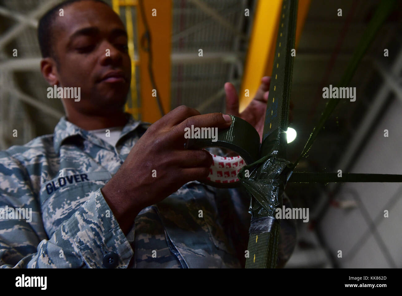 Staff Sgt. Brandon Glover, 19th Logistics Readiness Squadron aerial