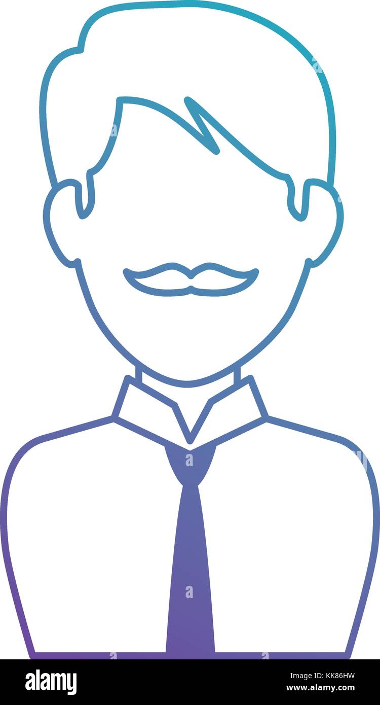 elegant businessman avatar character Stock Vector Image & Art - Alamy