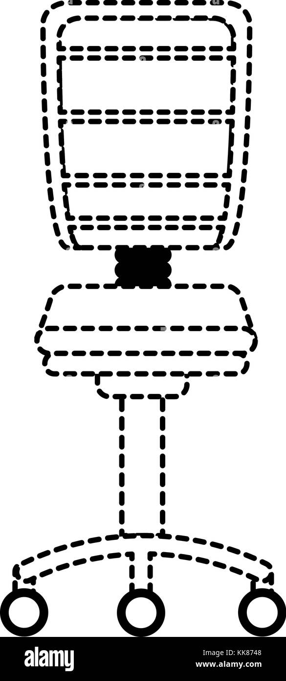office chair isolated icon Stock Vector Image & Art - Alamy