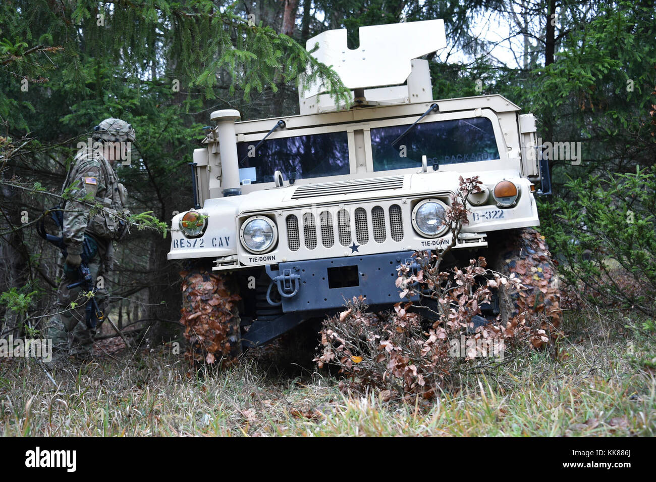 U.S. Soldiers with D Troop, Regimental Engineer Squadron, 2nd Cavalry ...