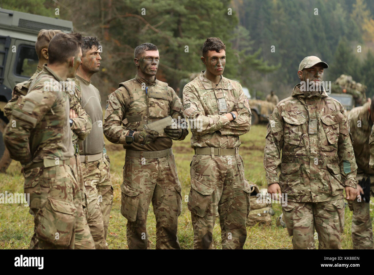 British soldiers of the 1st Battalion, Royal Regiment of the Fusiliers ...