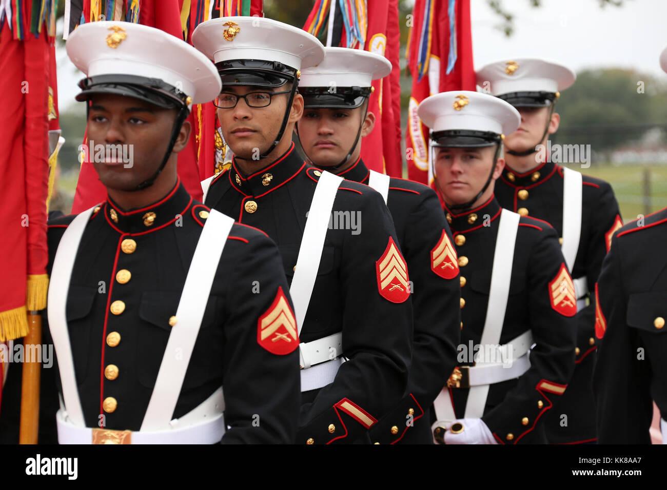 U s marines in dress uniform hi res stock photography and images