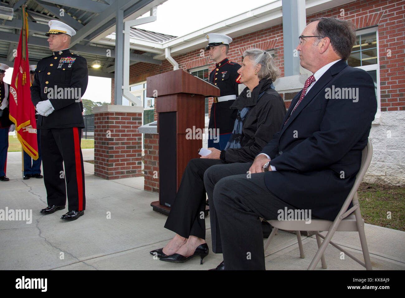 U.S. Marine Corps Brig. Gen. Julian D. Alford, commanding general