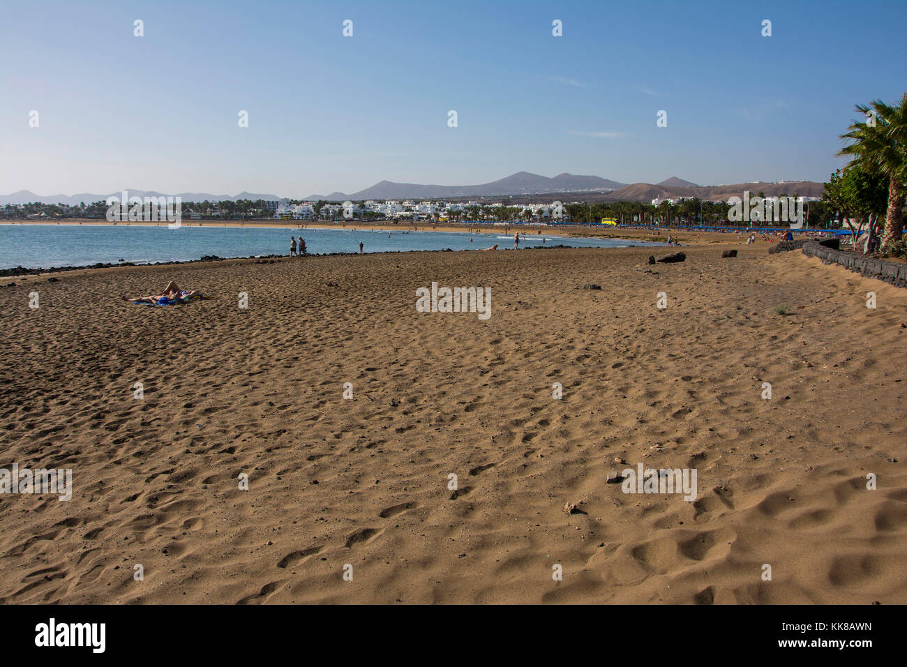 los pocillos beach lanzarote Stock Photo Alamy
