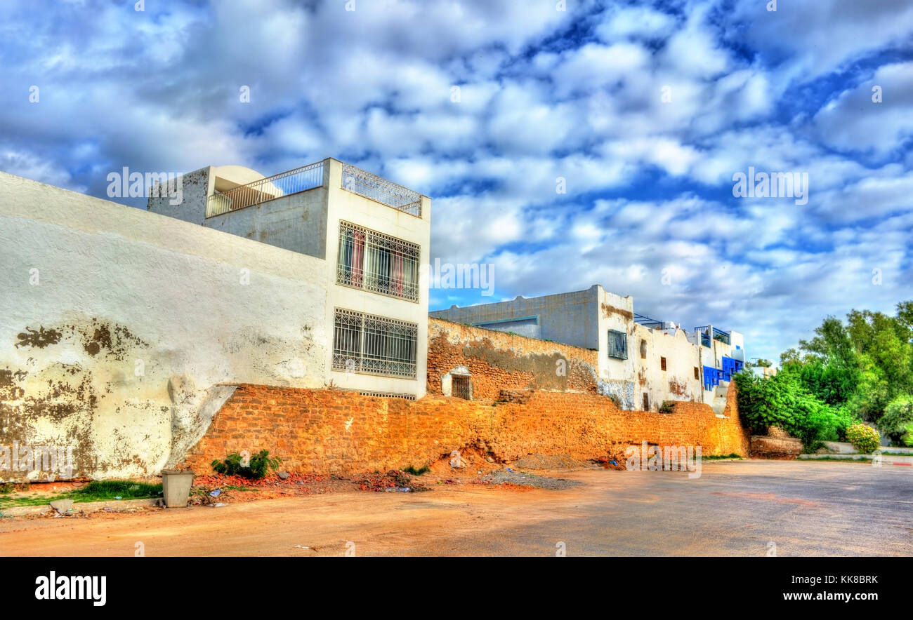 Traditional houses in Medina of Hammamet, Tunisia Stock Photo Alamy