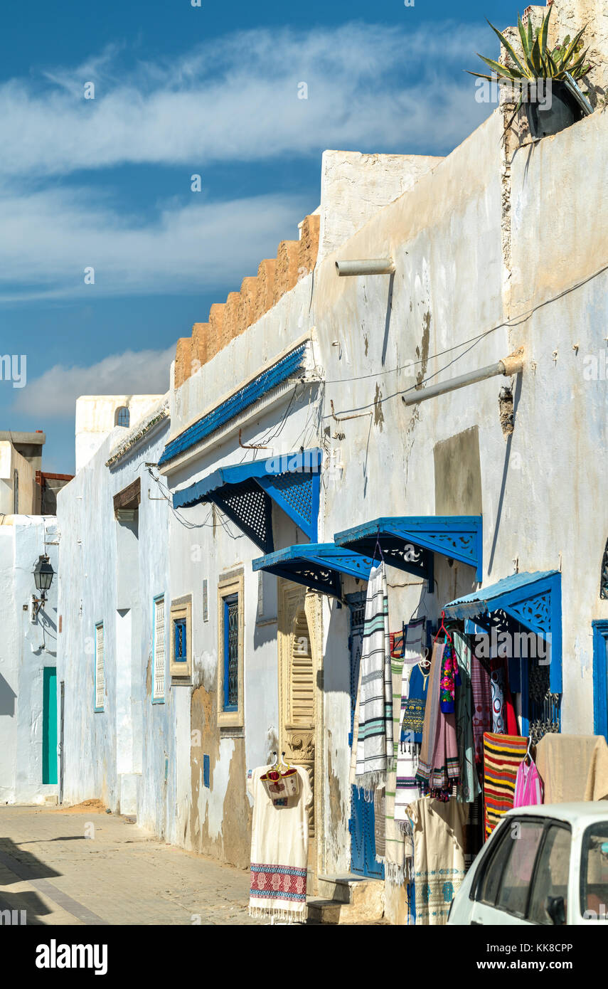 Traditional houses in Medina of Kairouan. A UNESCO world heritage site