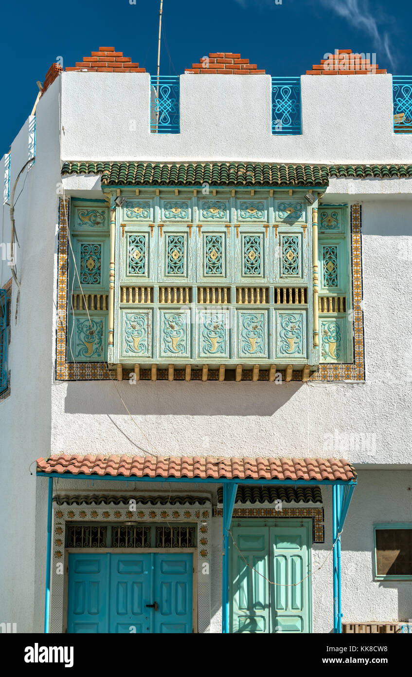 Traditional houses in Medina of Kairouan. A UNESCO world heritage site