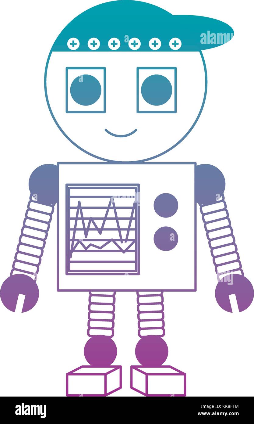 cartoon robot icon Stock Vector Image & Art - Alamy