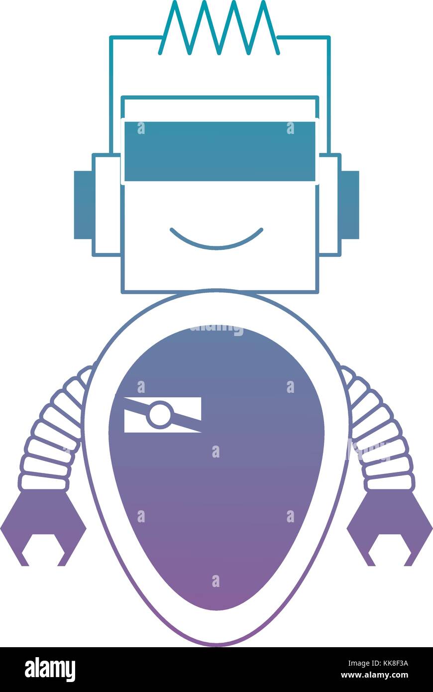 cartoon robot icon Stock Vector Image & Art - Alamy