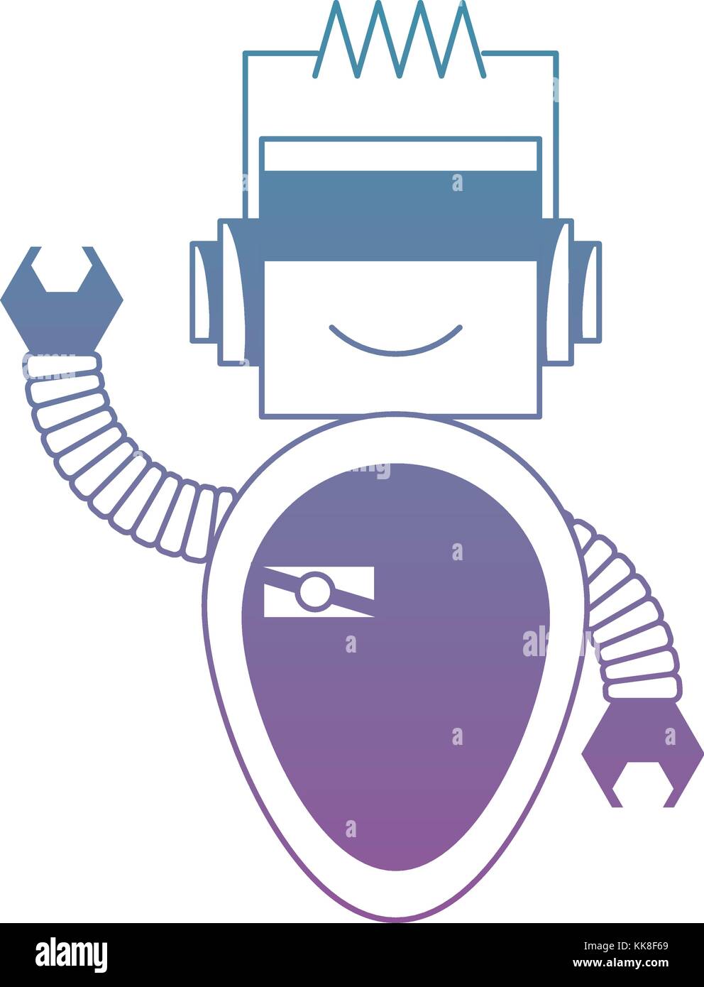 cartoon robot icon Stock Vector Image & Art - Alamy