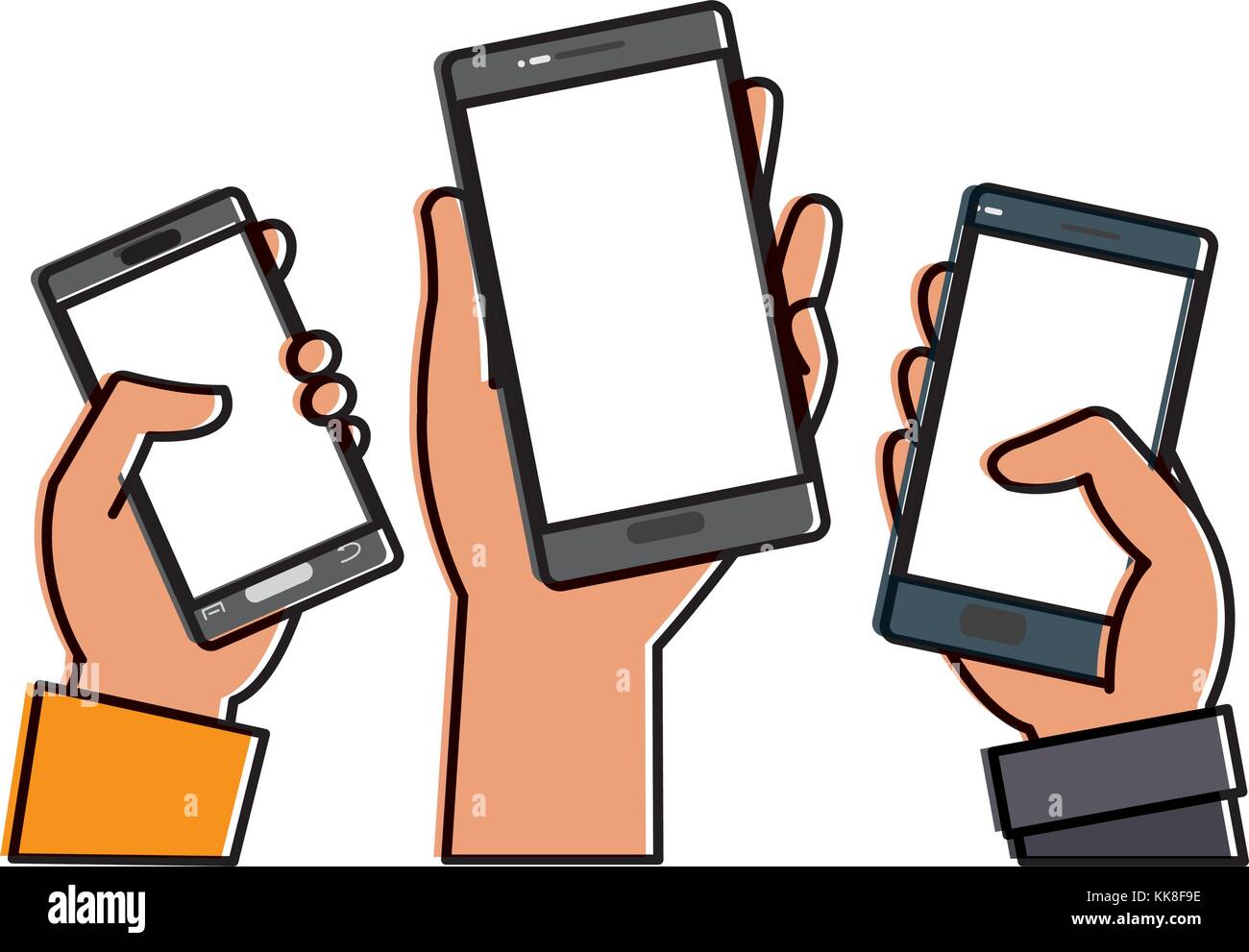 Isolated smartphone design Stock Vector Image & Art - Alamy
