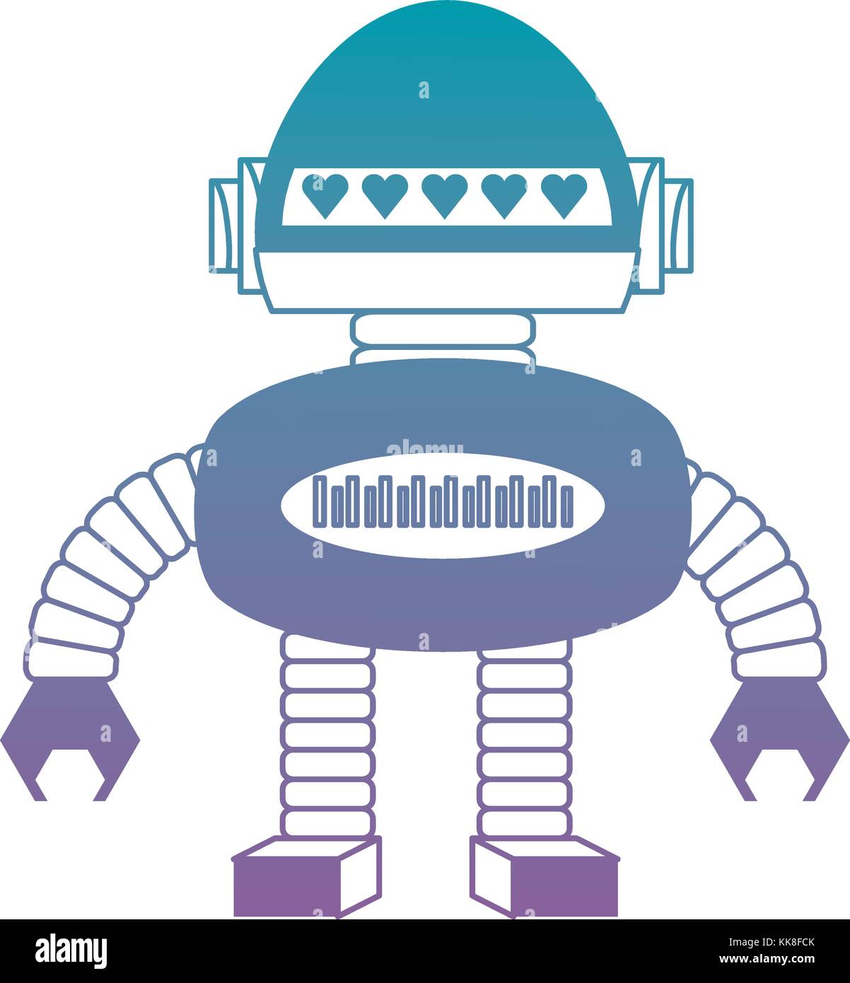 cartoon robot icon Stock Vector Image & Art - Alamy