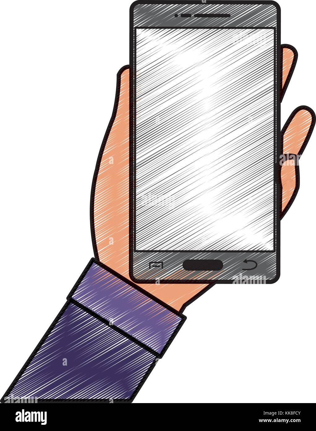 Isolated smartphone design Stock Vector Image & Art - Alamy