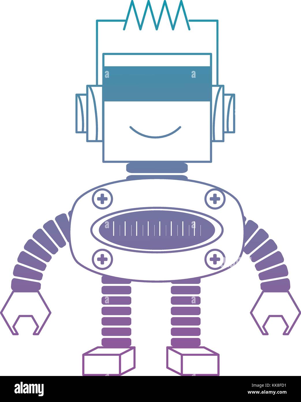 cartoon robot icon Stock Vector Image & Art - Alamy