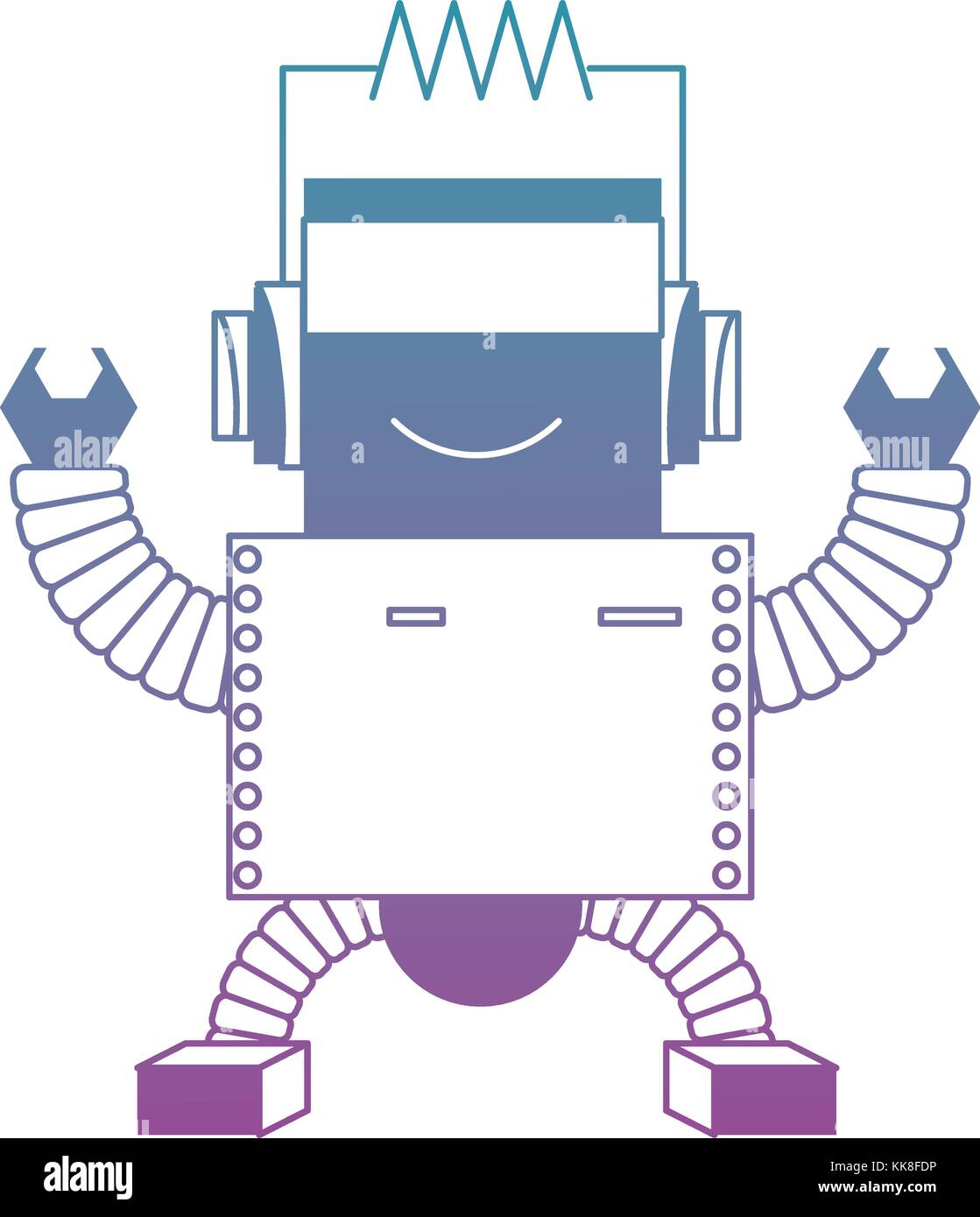 cartoon robot icon Stock Vector Image & Art - Alamy