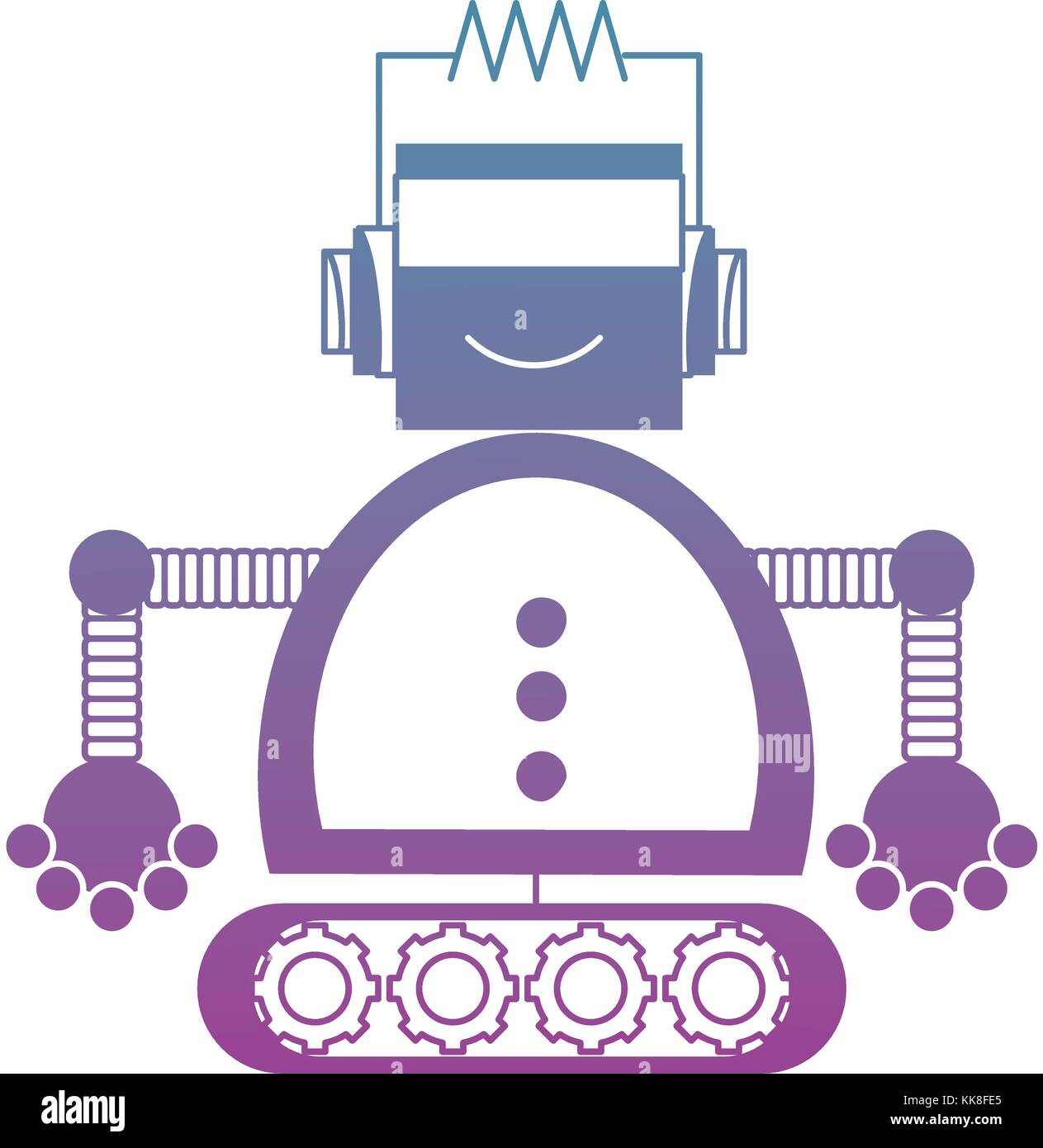 cartoon robot icon Stock Vector Image & Art - Alamy