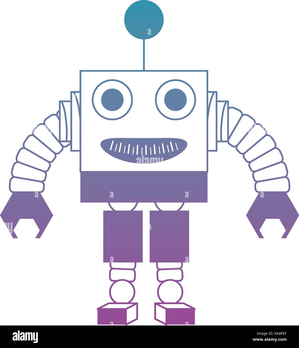 cartoon robot icon Stock Vector Image & Art - Alamy